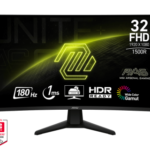 MSI MAG 32C6 32", FHD 1080p, 180Hz, 1ms , VA panel, Adaptive-sync