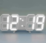 Digital Clock | White #CL02