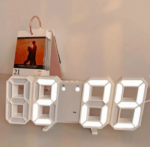 ⁦Digital Clock | White #CL02⁩ - الصورة ⁦3⁩