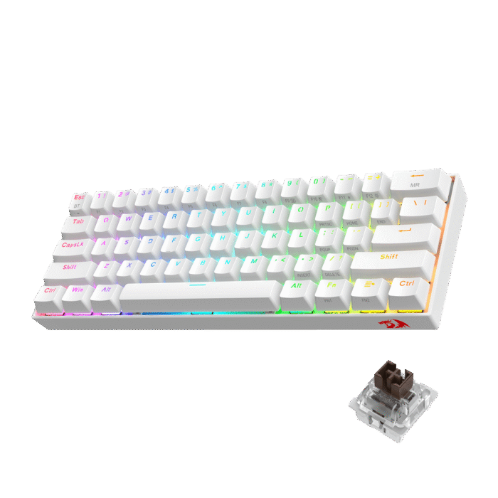 ⁦DRACONIC K530 PRO WHITE (Brown Switches)⁩ - الصورة ⁦1⁩