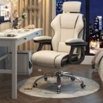 ⁦كرسي جيمنج مريح | ابيض اسود⁩ - الصورة ⁦6⁩