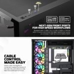 ⁦FANTECH CG85 LUMINA MID Tower BLACK⁩ - الصورة ⁦5⁩